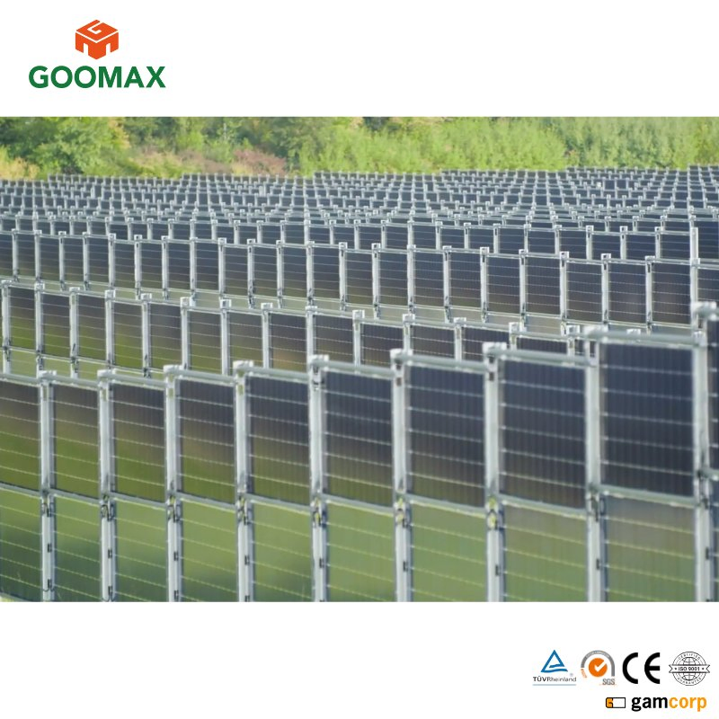 Goomax Advanced Renewable Energy Solutions Solar Fencing System Farm Solar Needs