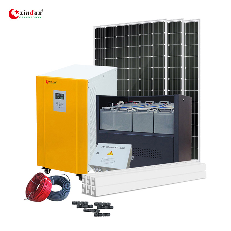 10kw 10kVA Cost Professional Submersible DIY Hybryd Solar Split System for Petrol Pump
