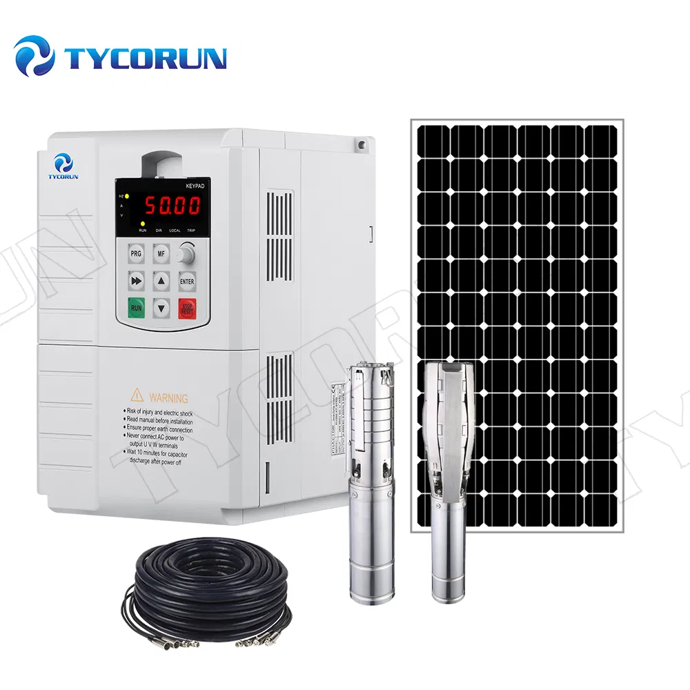 Tycorun Submersible Deep Well Pump DC Solar Power Borehole Water Pump System for Irrigation