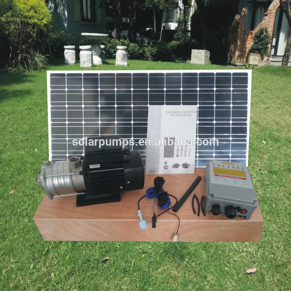 Submersible and Surface Solar Energy Water Pump System for Agriculture