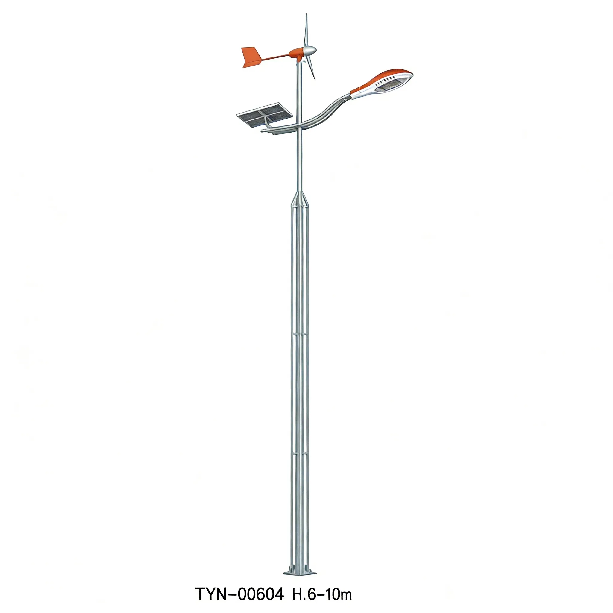 Powder Coat Aluminum Split Solar LED Road Street Light for Park