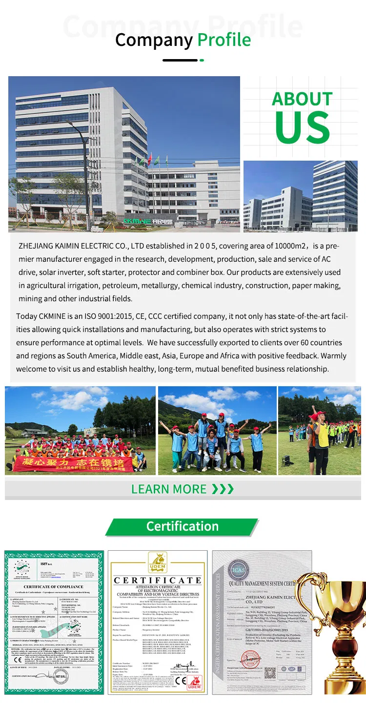 Solar Pump Inverter 5.5kw Details