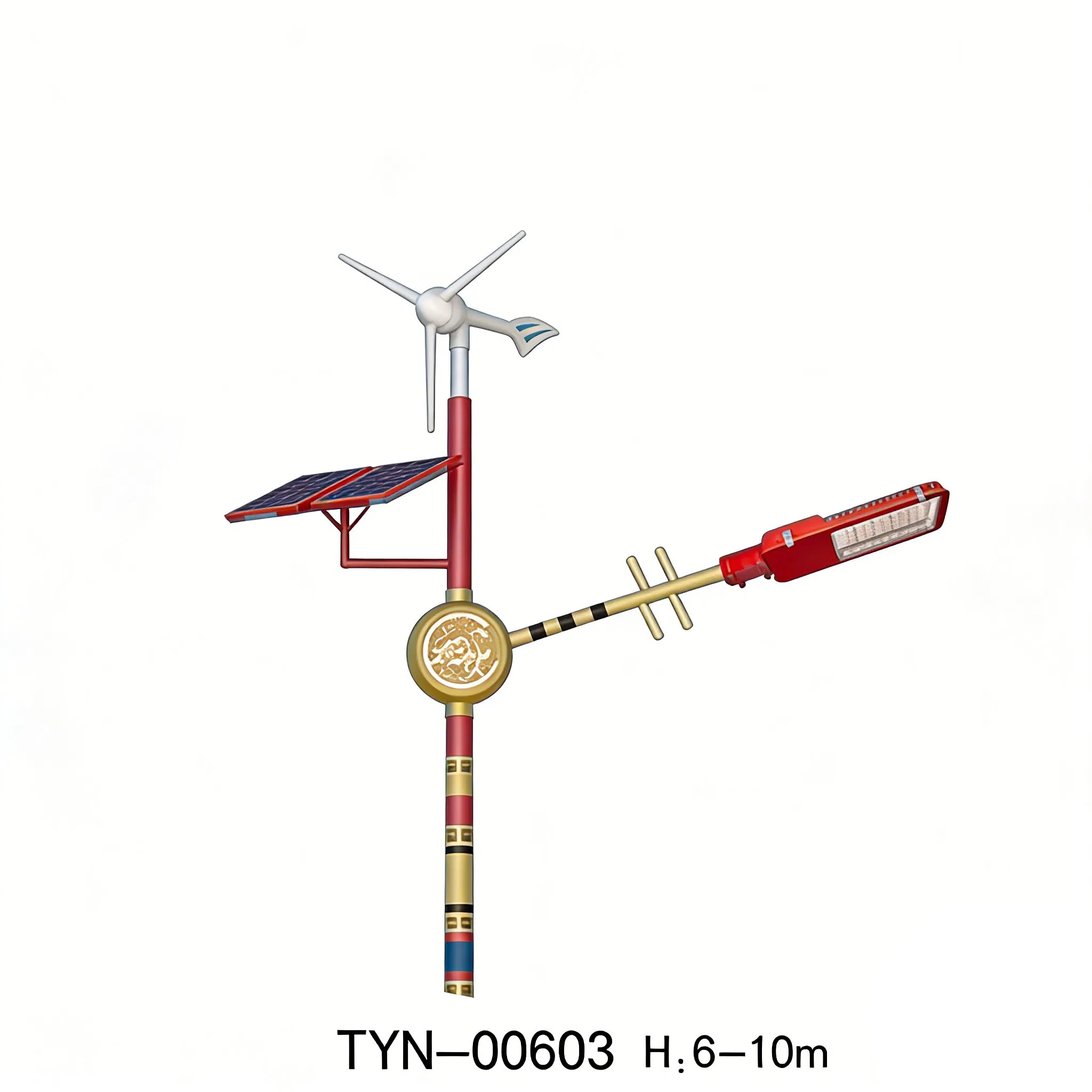 Powder Coat Aluminum Split Solar LED Road Street Light for Park