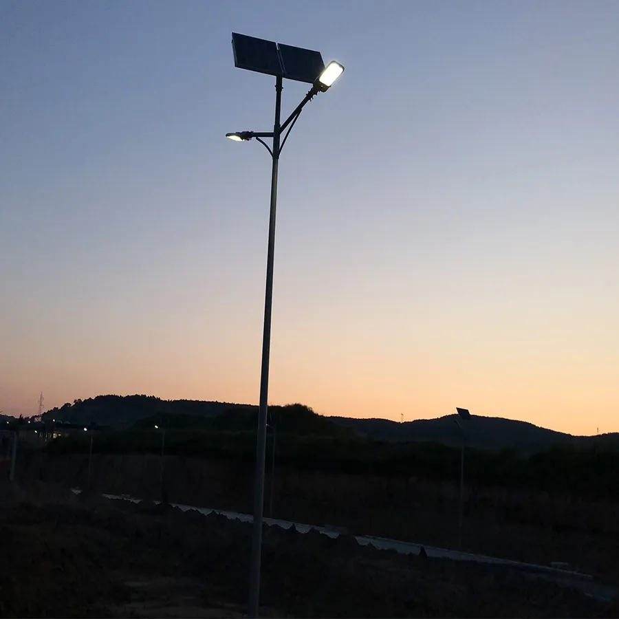 Split Solar Street Light System