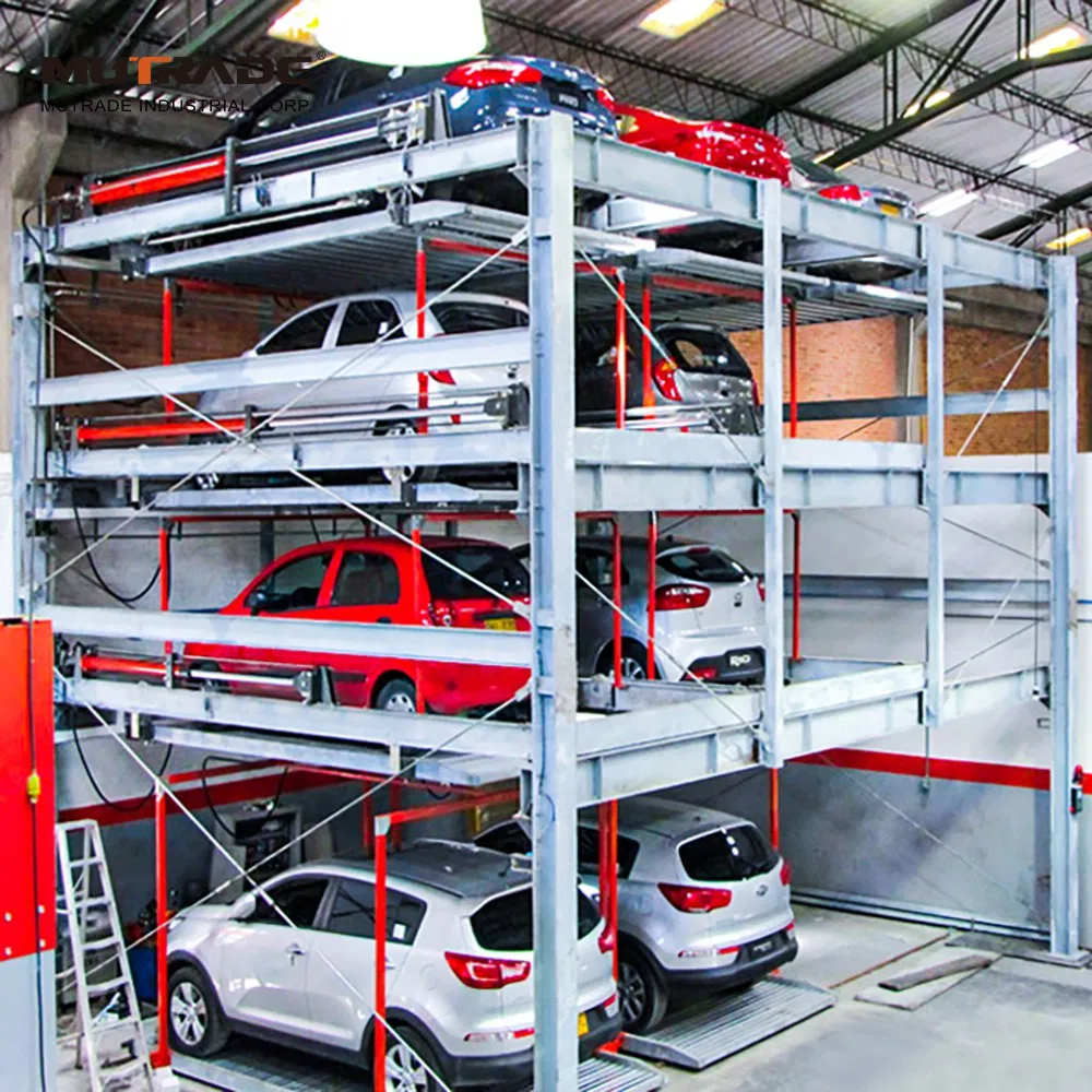 Automatic Puzzle Car Vertical Stacker Multi Level Parking System