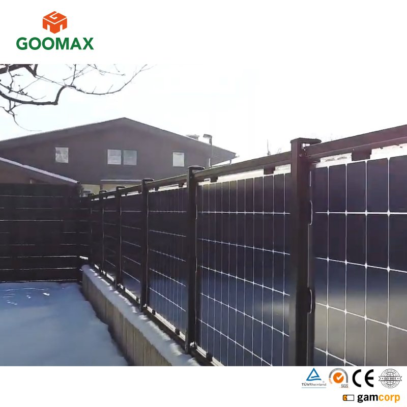 Goomax Photovoltaic Installation Solutions for Vertical Solar Power