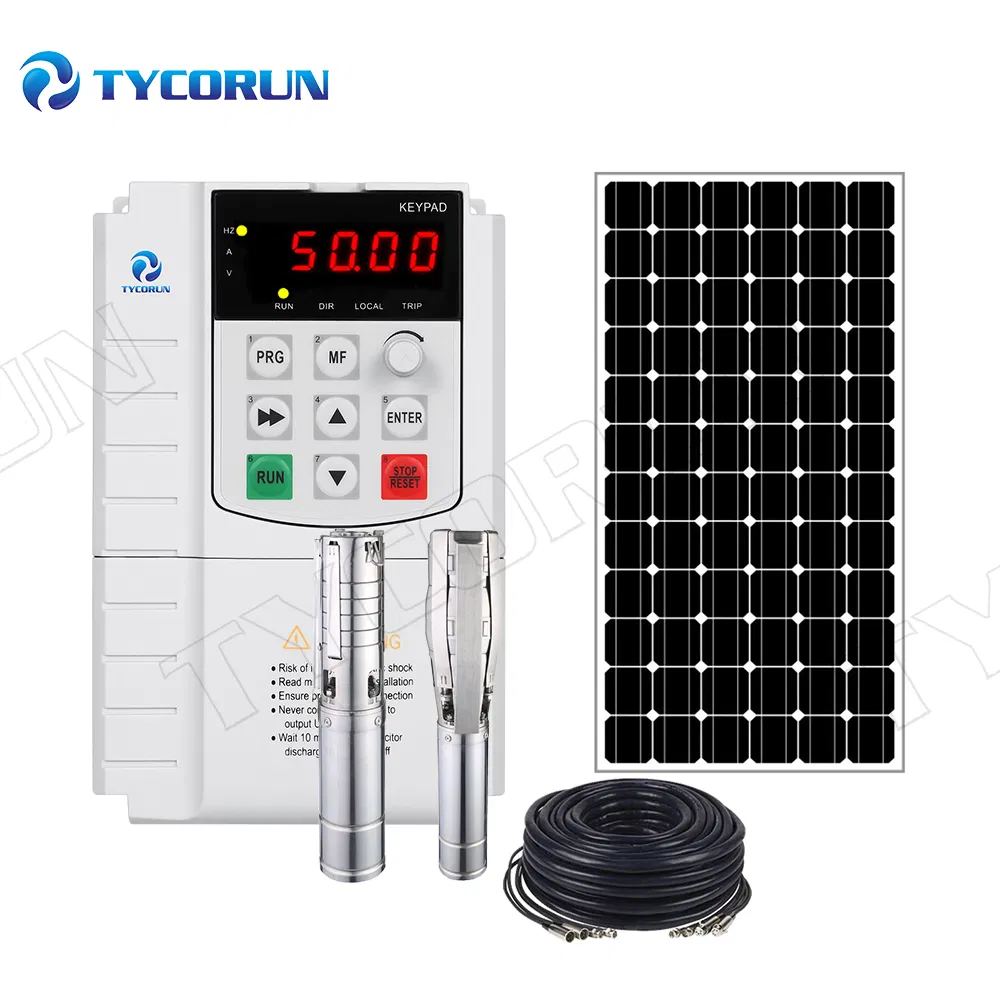 Tycorun Solar DC Water Pump High Pressure Centrifugal Solar Powered Submersible Pumping System