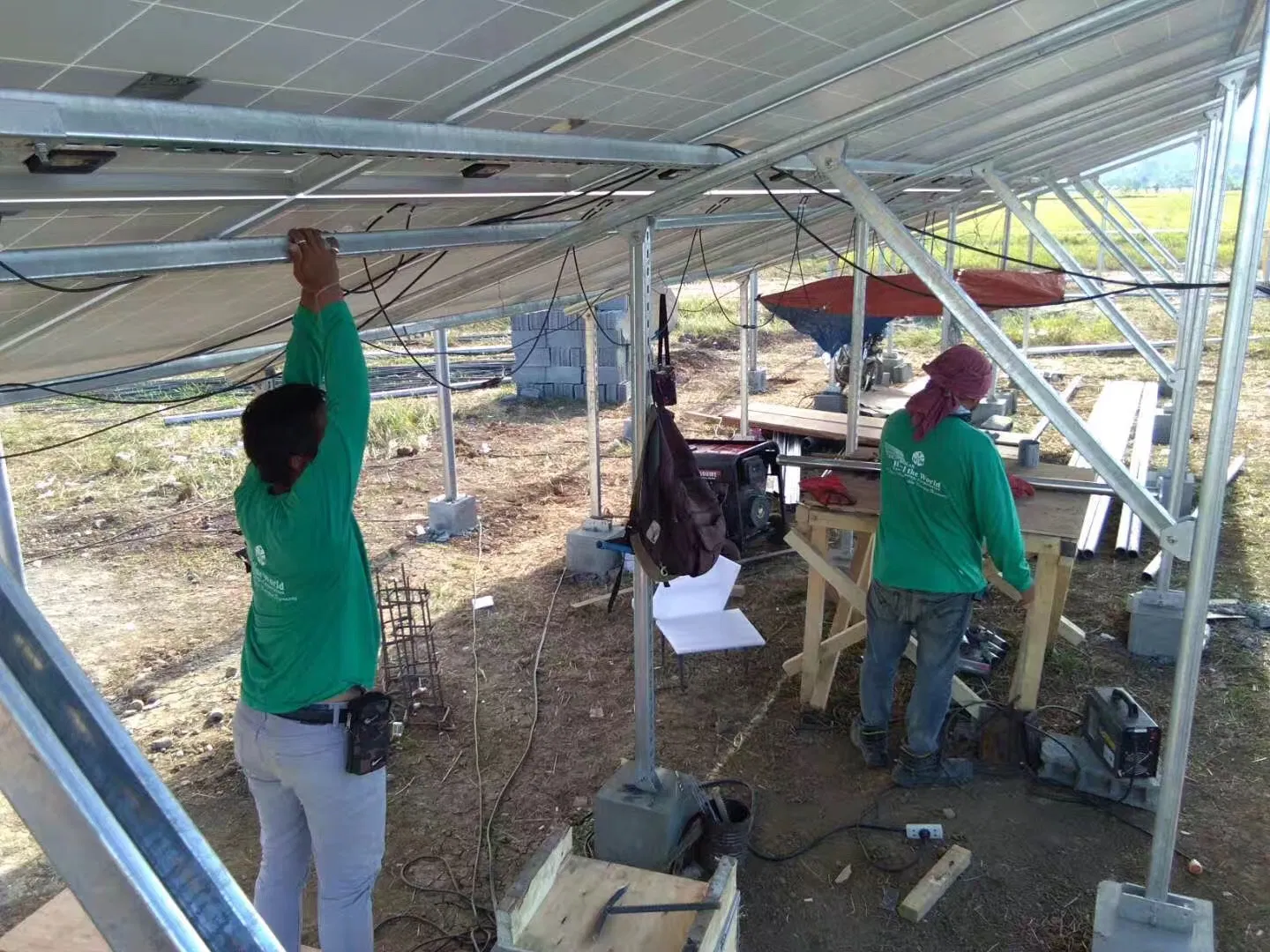 1466 30kw Solar Pump System with Mono/Poly Solar Panels for Home&Farmland Irrigation Project