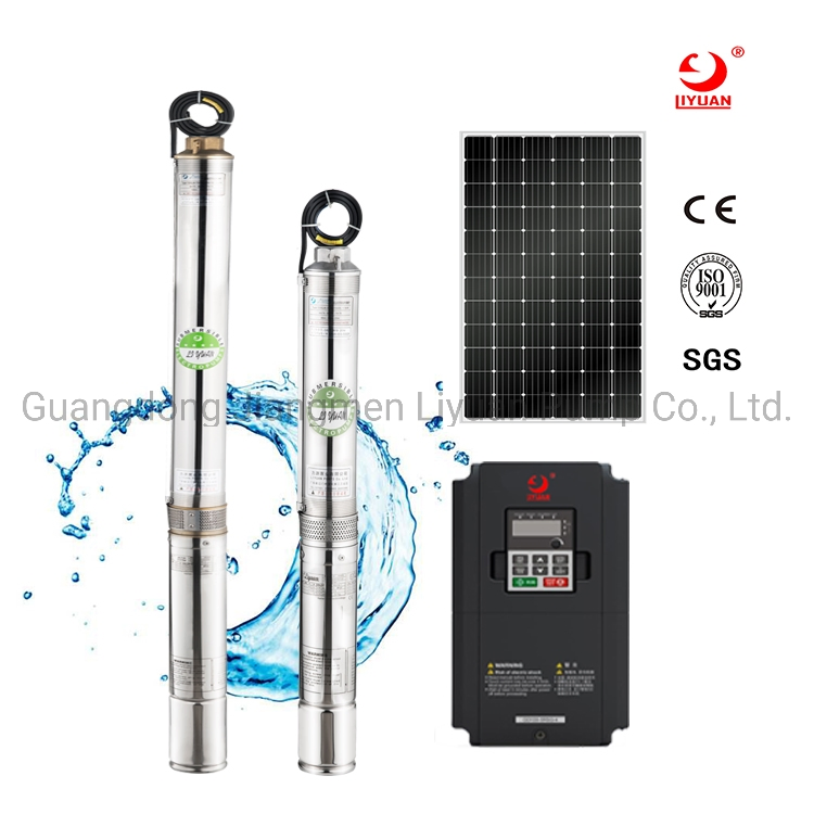 5.5kw-18.5kw Solar AC/DC Solar Deep Submersible Pump System