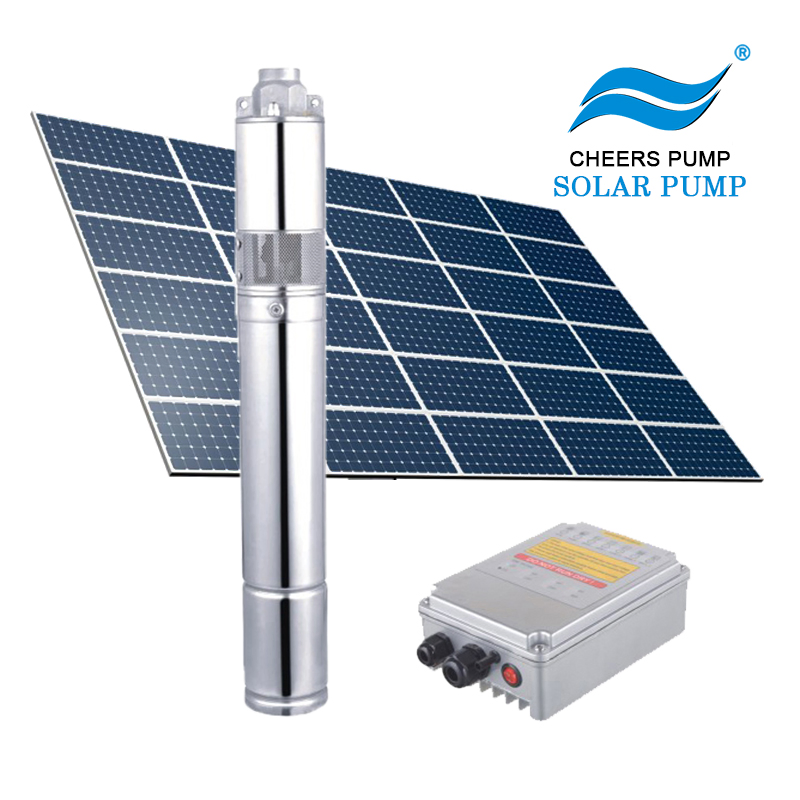 Submersible and Surface Solar Energy Water Pump System for Agriculture