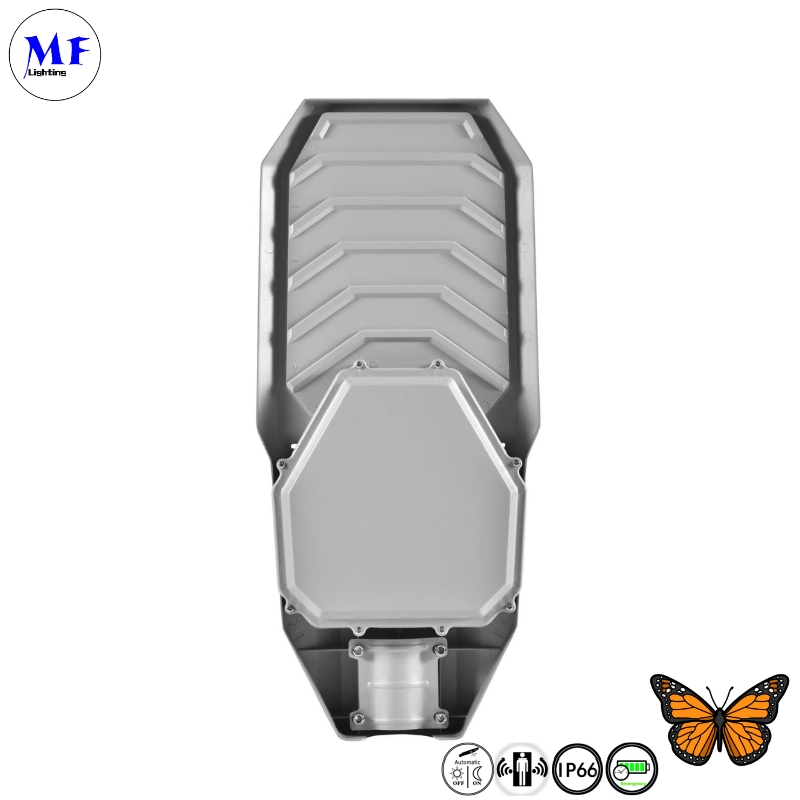 Factory Price 100W 200W Outdoor Lighting IP66 Waterproof Split Solar Street Light LED Road Lamp Solar Street Garden Light with Sensor for Garden Plaza