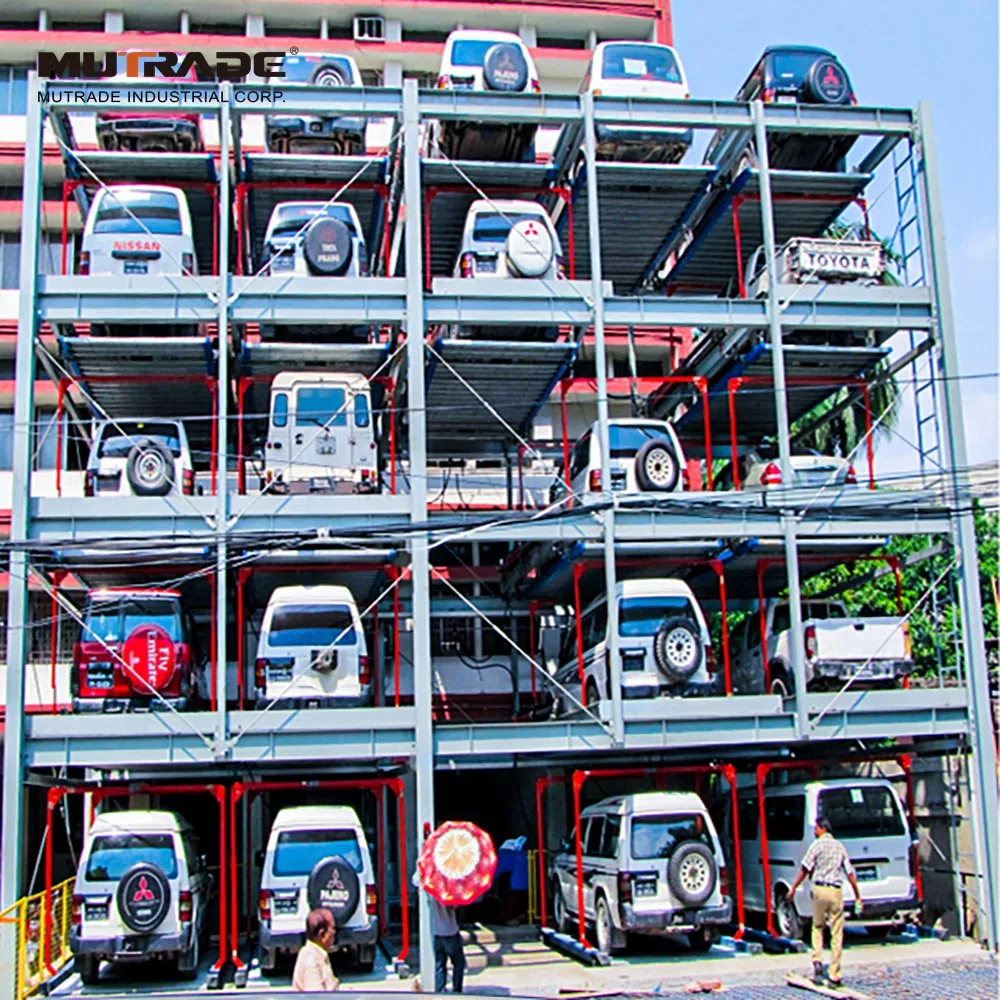 Automatic Puzzle Car Vertical Stacker Multi Level Parking System