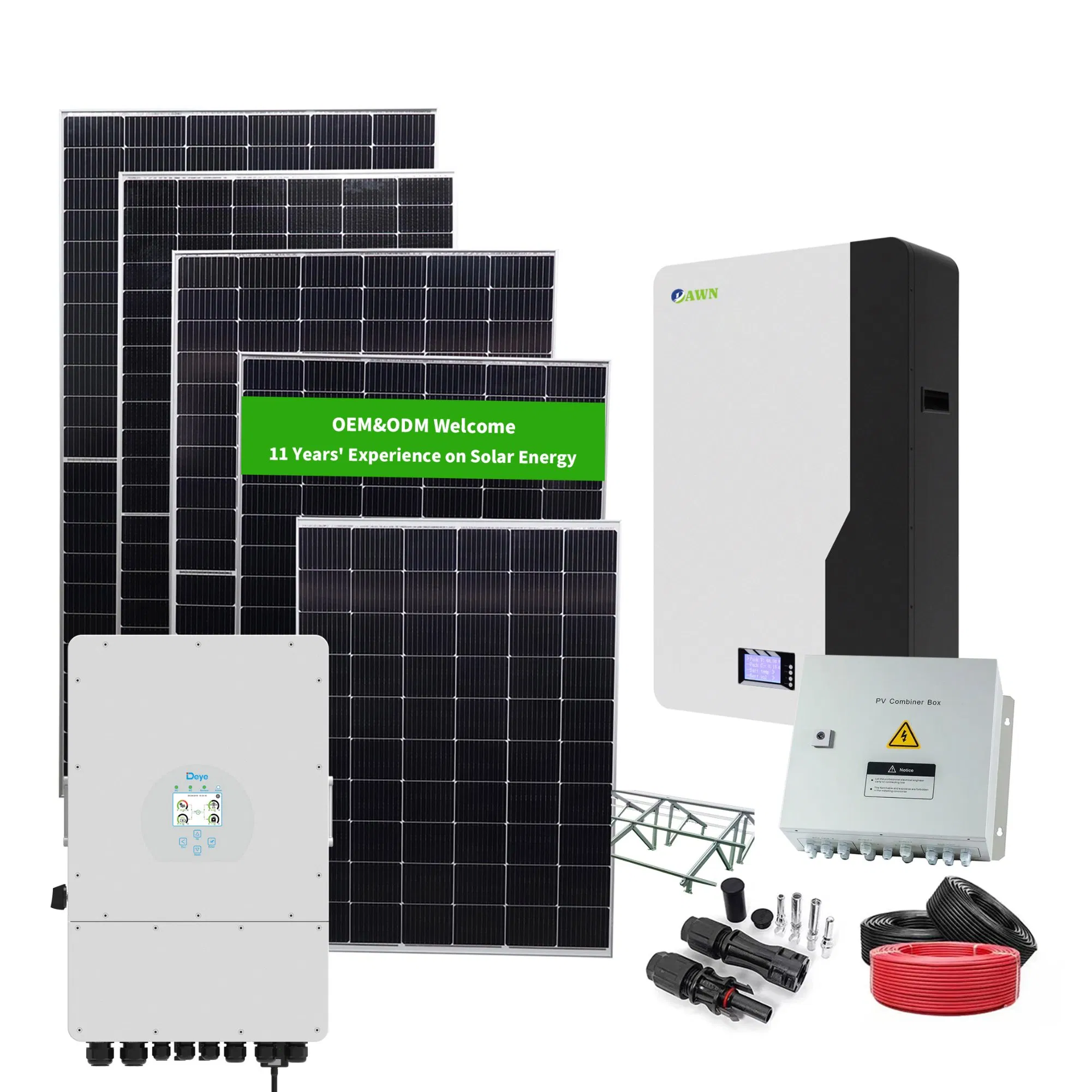 Powerful 5kw-100kw 6kw Solar Panel Energy System Solar Surface Water Pump