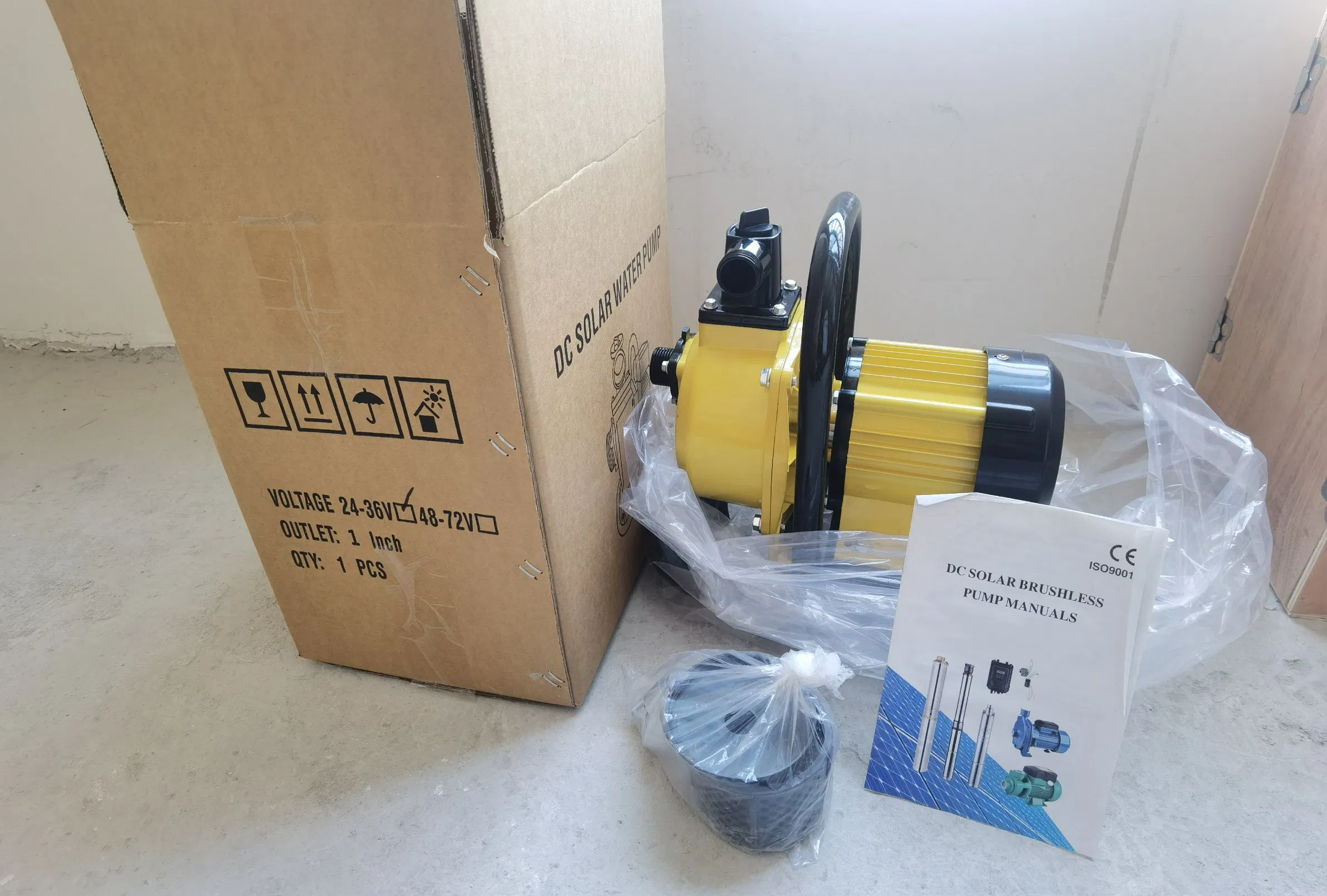 1HP DC Solar Powered Surface Centrifugal Water Pump OEM Irrigation System MPPT