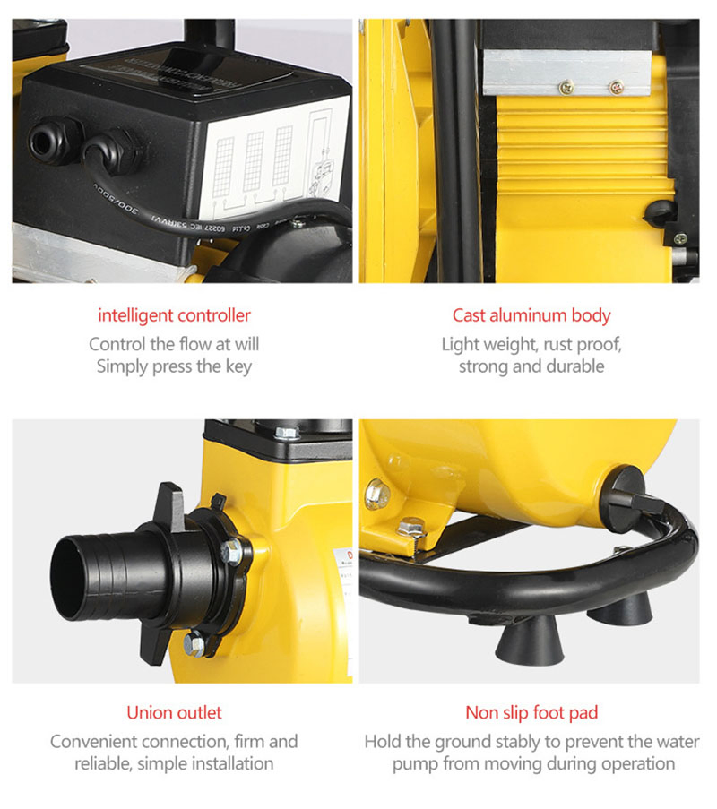 DC48V 60V 72V 1.1kw 1.5kw 2.2kw Self-Priming Solar Water Pump