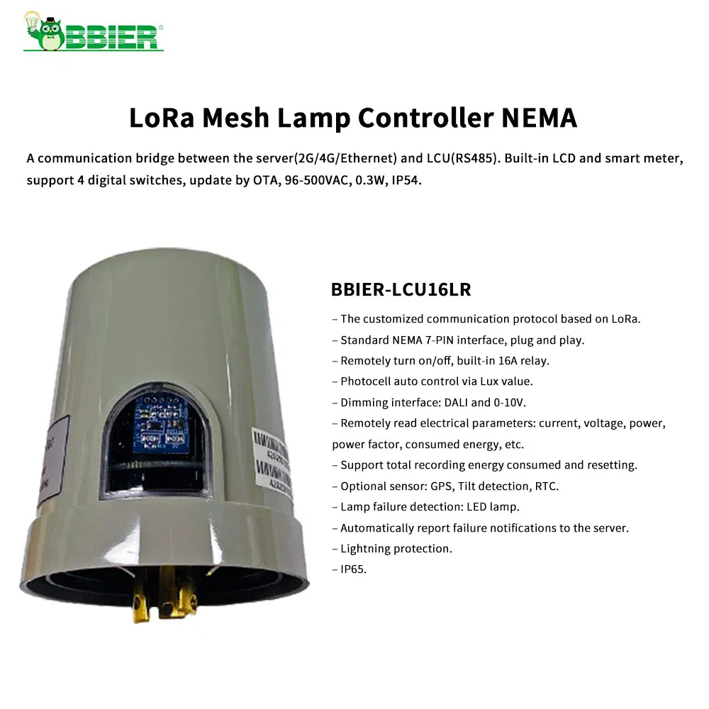 Automatic Adjustment Lighting Mode Lora Mesh Concentrator MPPT Solar Charge Controller Smart Street Lighting System