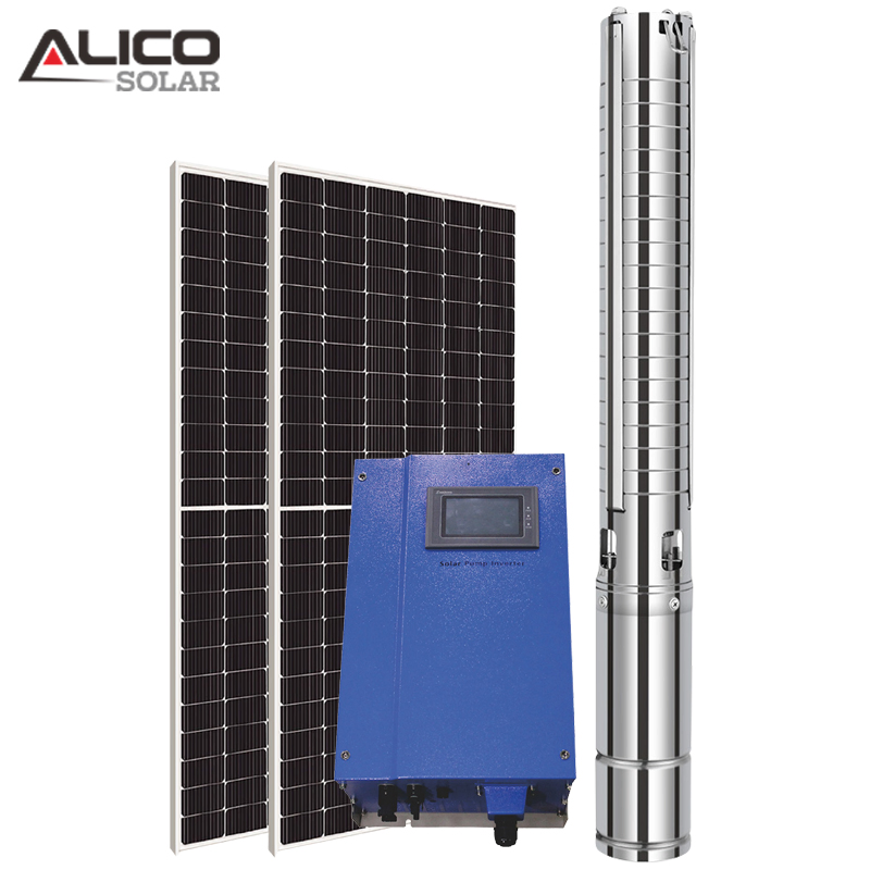 Submersible DC/AC Power System Circulation for Heater Irrigation Pump Agriculture Water Solar Pumps Factory