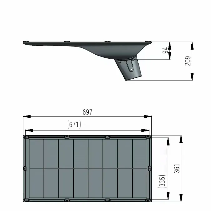 Solar Street Light Main View