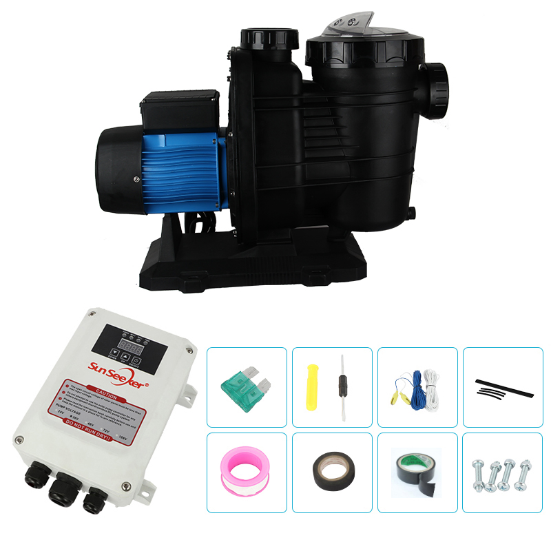 Solar Powered Surface Swimming Pool Pump System