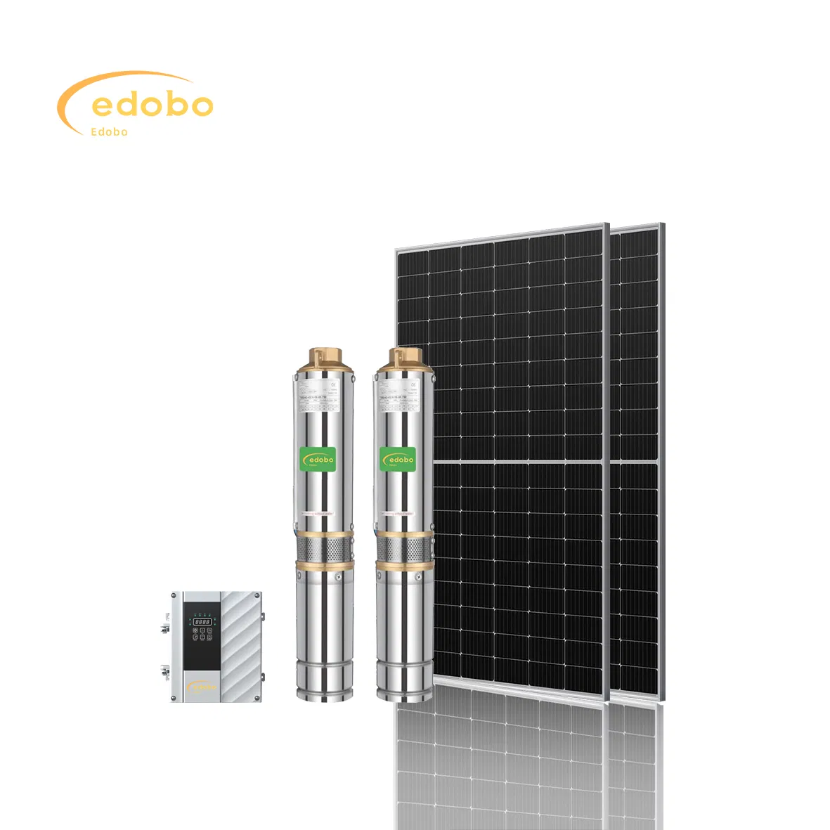 1HP, 2HP Solar Powered Submersible Deep Well Farm Use DC Solar Water Pump System