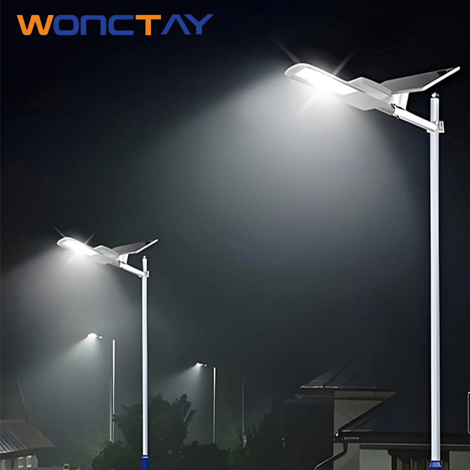 LED Solar Outdoor Single-Arm Road Lighting 100W Split Solar Street Light