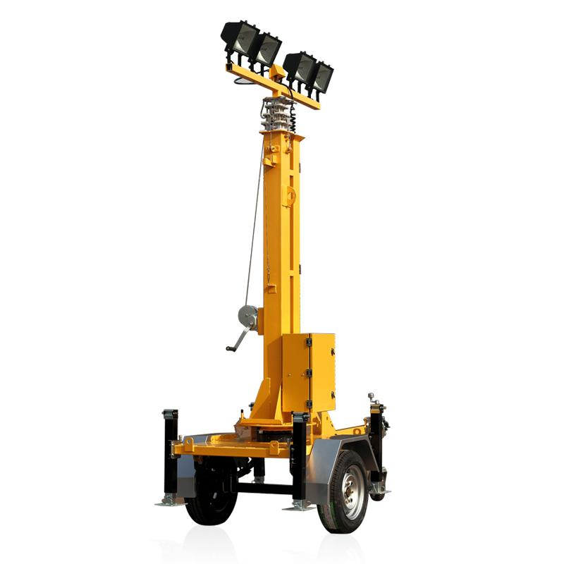 Mobile Solar Surveillance Trailer Quick Deloyment Security System Vts900A-C