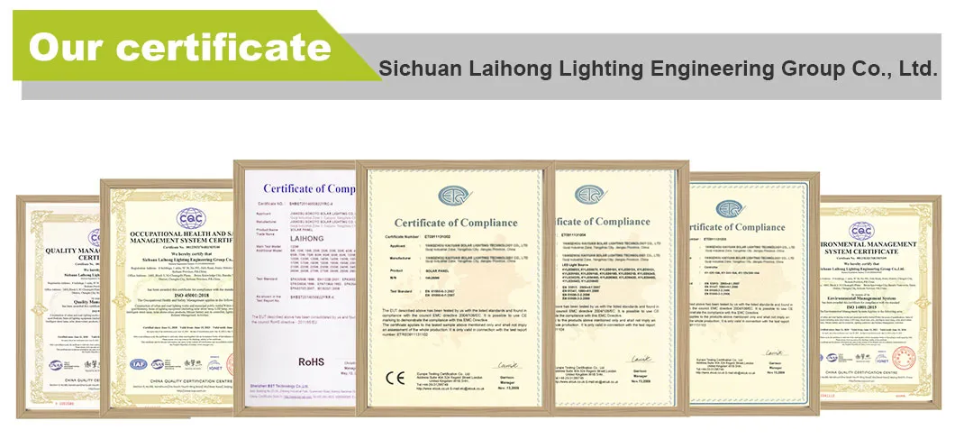 Certificates