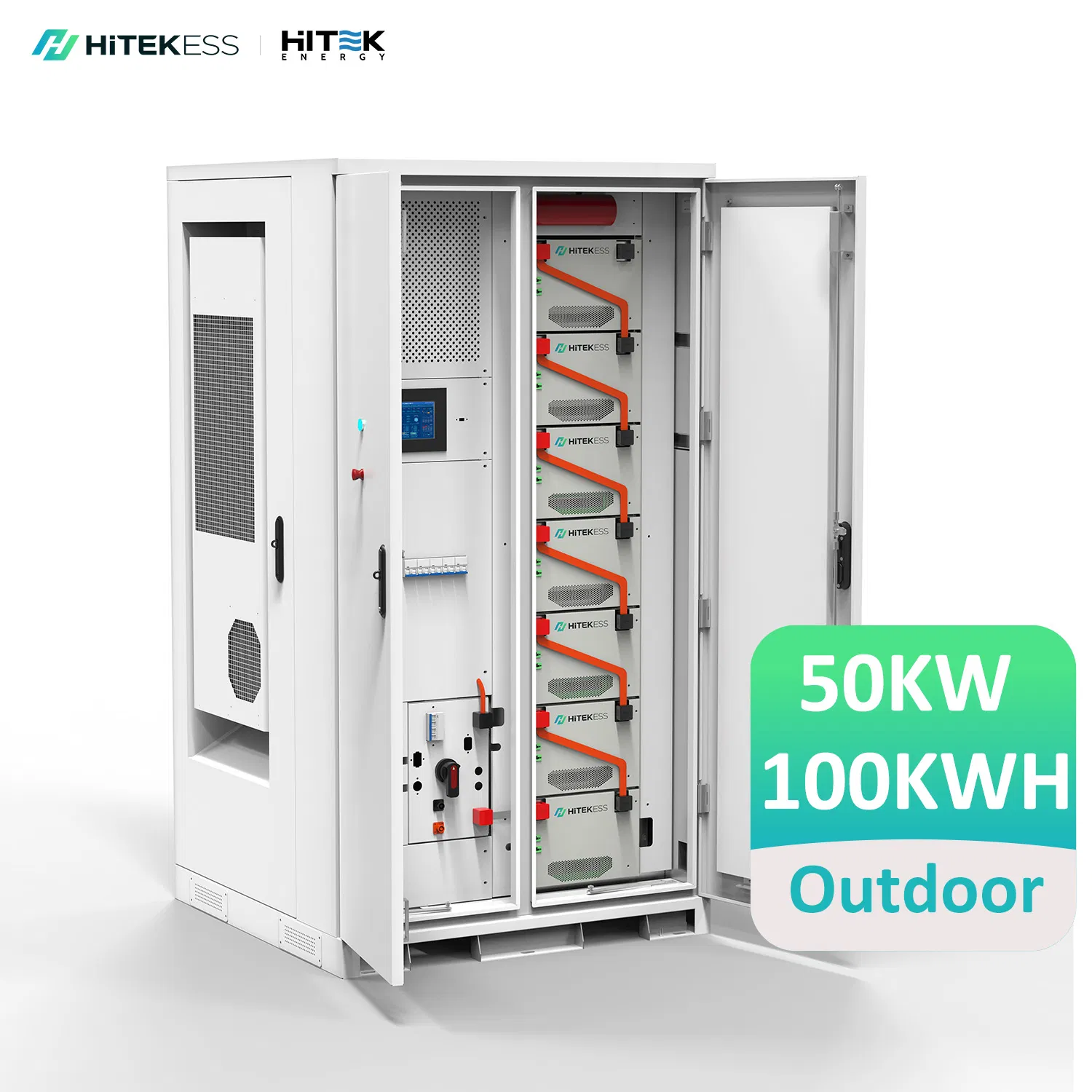 Hitek Energy 30kw 50 Kw 50kw Rooftop Residential Outdoor Energy Home Solar Battery Storage Systems off Grid Complete for Sale