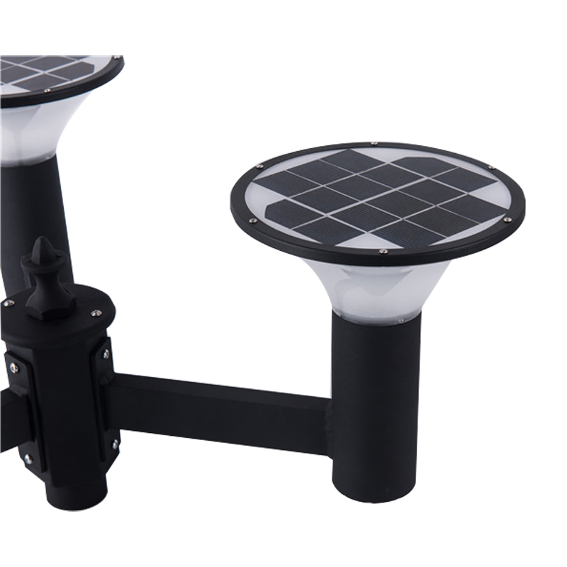 15W Automatic Easy DIY Installation Wire Free Triple Lantern Heads Garden Light, Waterproof Anti-Corrosion Solar Charging System Square Lighting.