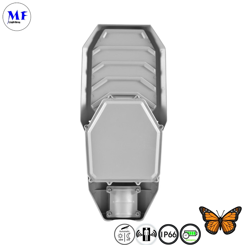 Factory Price 100W 200W Outdoor Lighting IP66 Waterproof Split Solar Street Light LED Road Lamp Solar Street Garden Light with Sensor for Garden Plaza