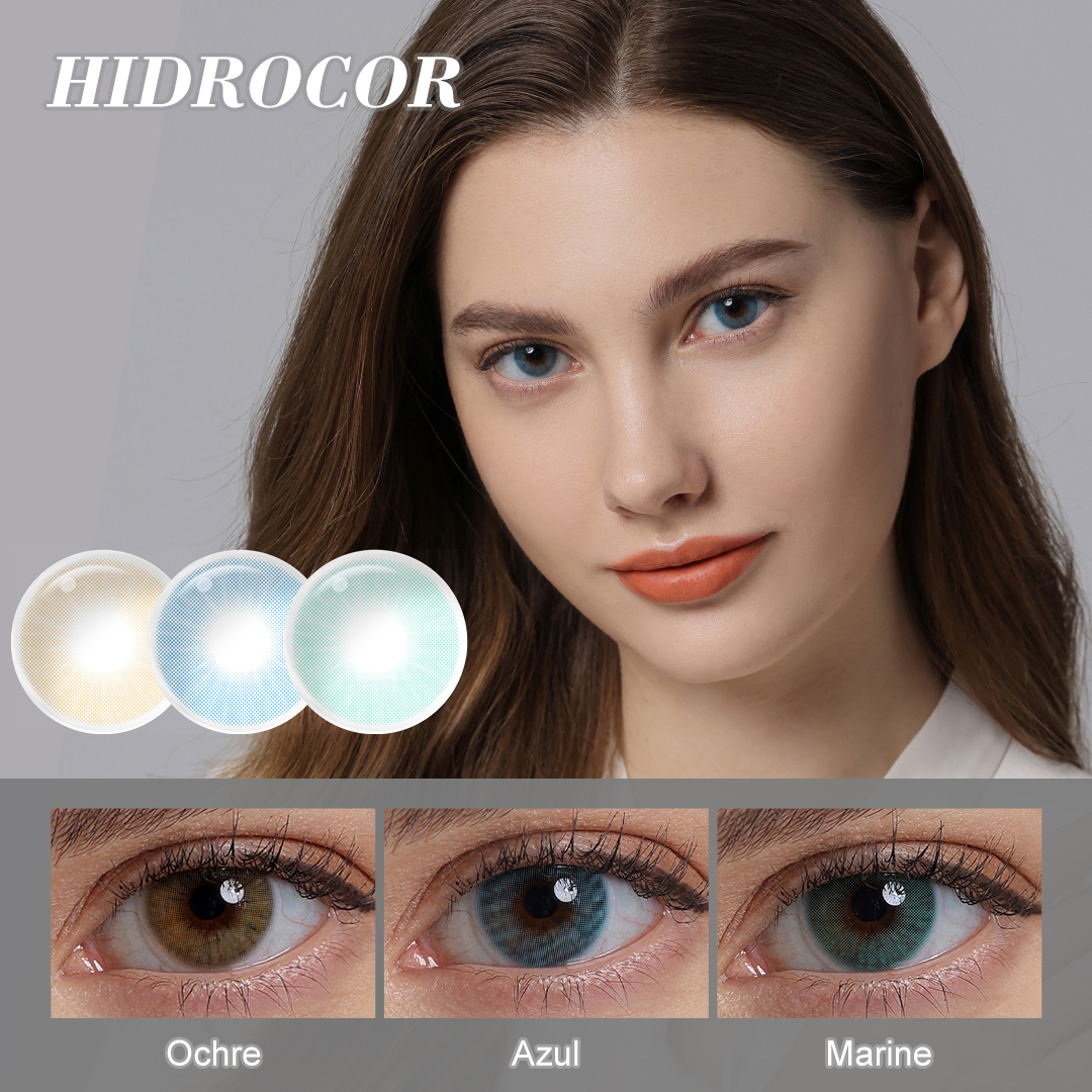 Free Samples Freshgo HIDROCOR Eye Contact Lenses Lentes De Contacto Natural Color Contact Lens Lensa Kontak Lentille Oculaire