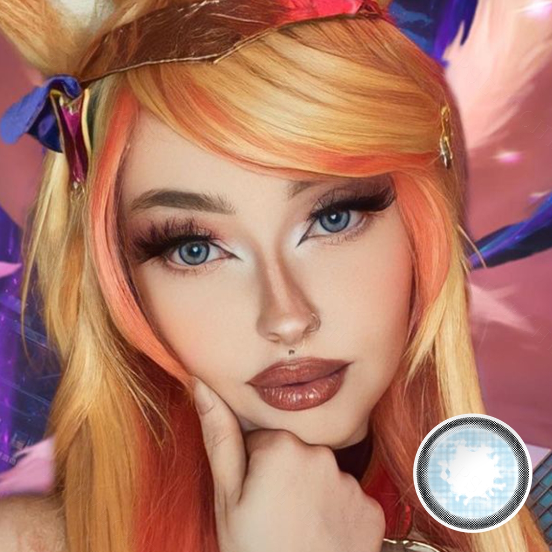 Free Shipping Chainsaw Man Halloween Contact Lenses Pseyeche Hollywood Eye Cosplay Soft Lens Lentes De Contato