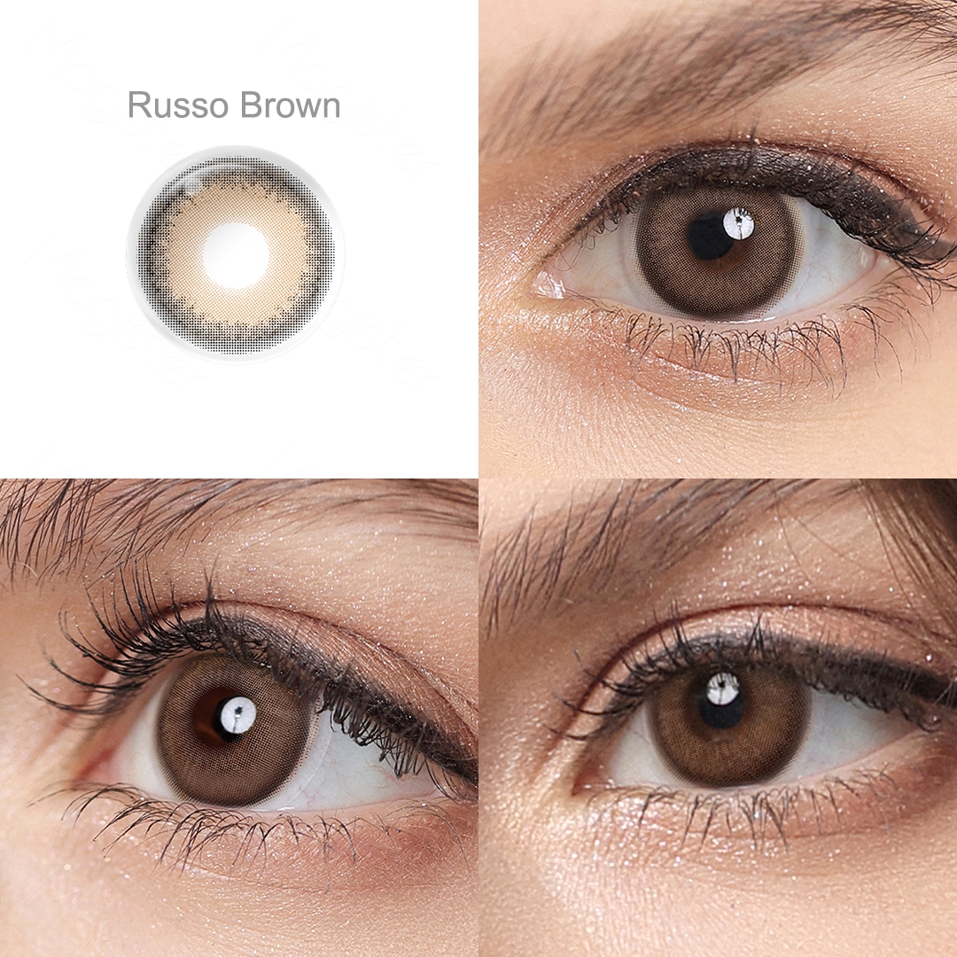 Magister Colored Contact Lens Water 38% Eye Contacts Circle Brown Cosmetic Contact Lenses Wholesale Estuche Lentes De Contacto