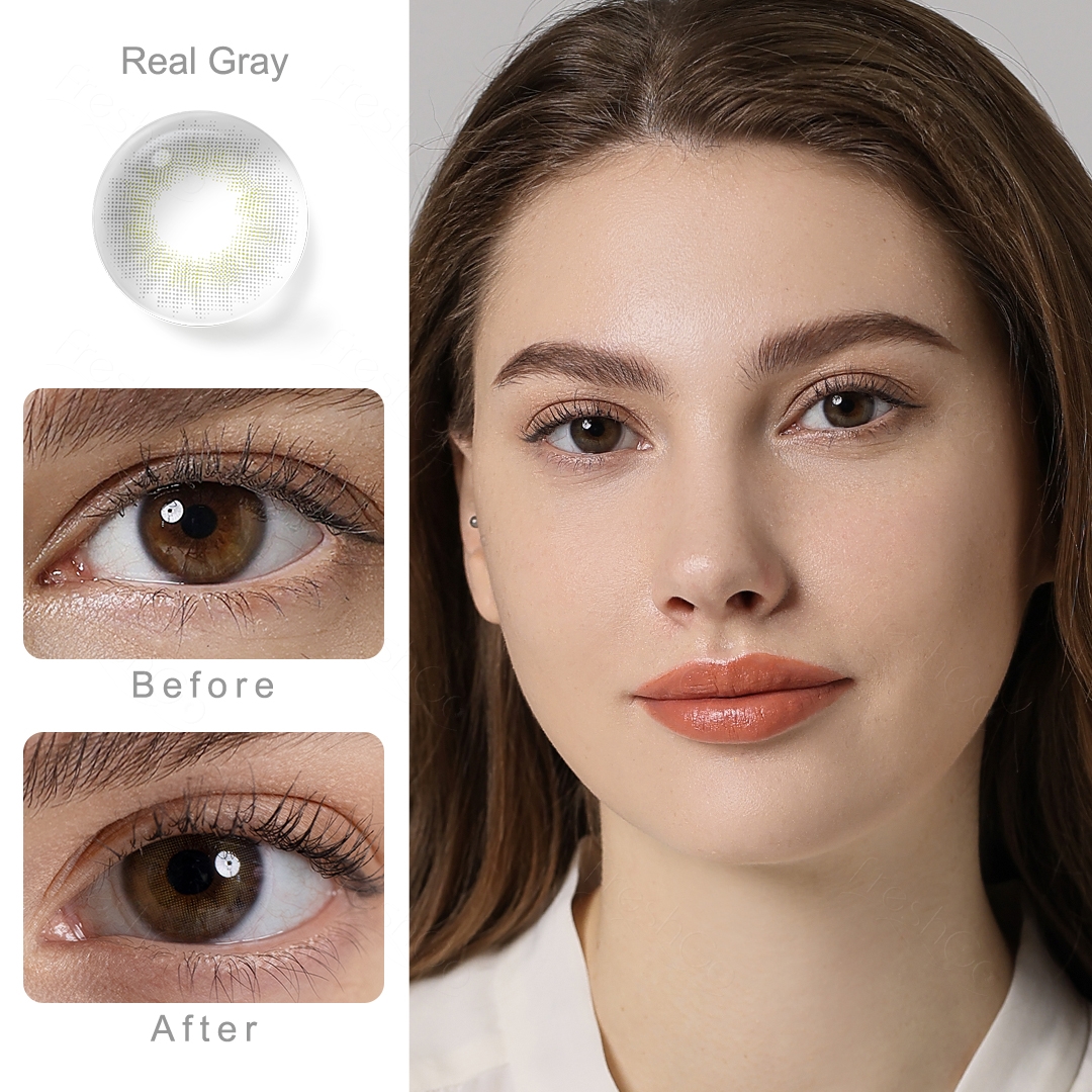Real Gray Contact Lenses