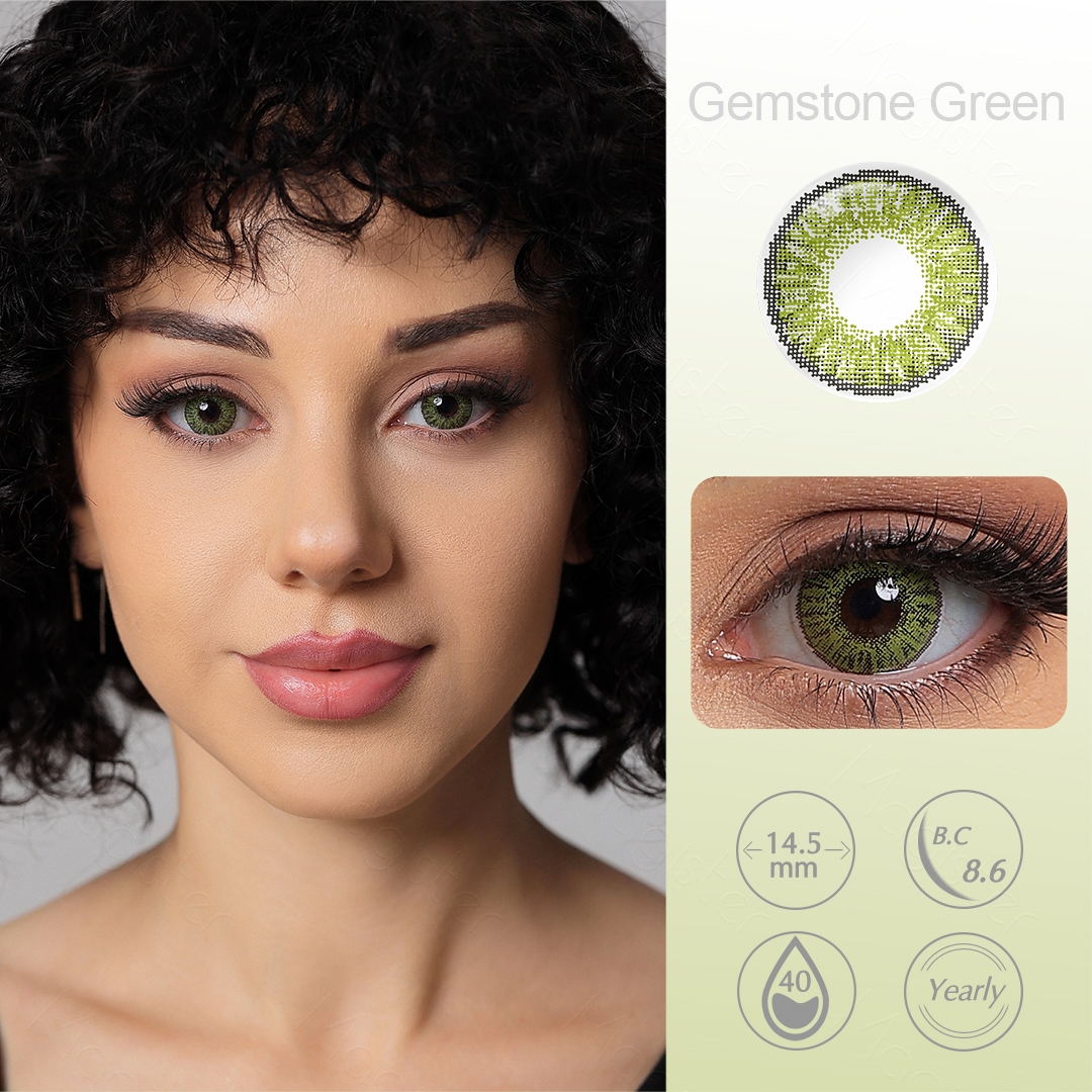 Free Samples Freshgo Green Colors Eye Contact Lenses Colored Eye Contacts Yearly Contact Lenses Contactos De Colores Lentillas