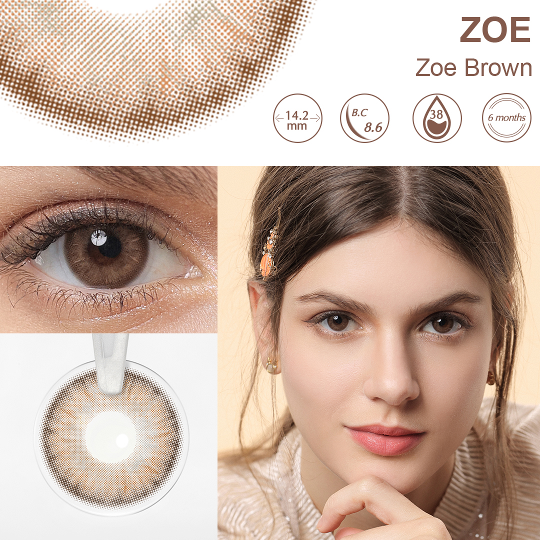 Free Sample Magister ZOE Color Contact Smart Contact Lenses Softlens Lentilles De Couleurs En Gros Les Lentilles Pour Les Yeux
