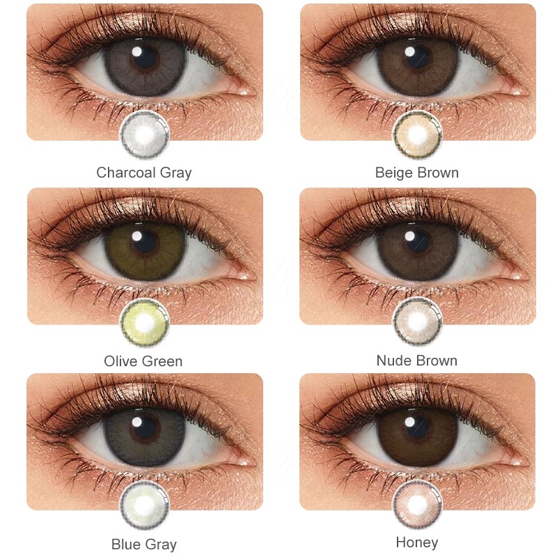 Free Shipping Freshgo PREMIUM Contact Lenses Wholesale Bulk Colored Contacts Lens Korea Colour Contacts Soft 1 Year Color Lens