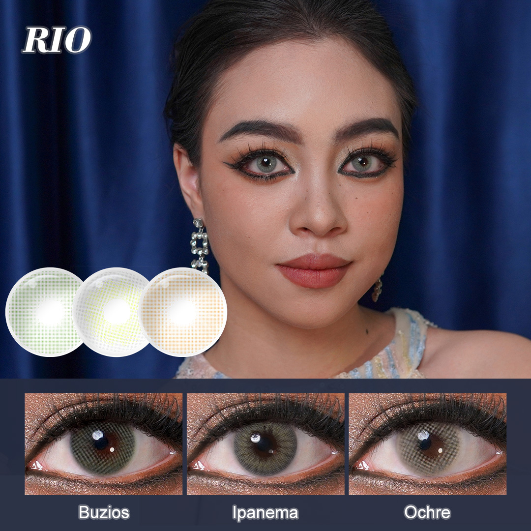 Free Sample Freshgo Rio Eye Contact Lenses Softlens Eye Contact Lenses Color Lenses De Contact Contactos De Colores Lentillas