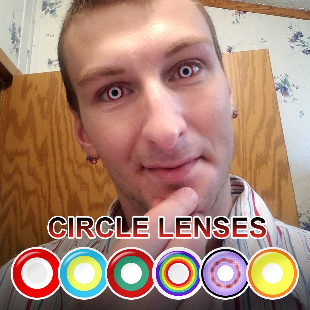 Free Shipping Psyeche Hot Sale 1 Year 22mm Soft Japan Cosplay Contact Lens  Halloween Contact Lenses