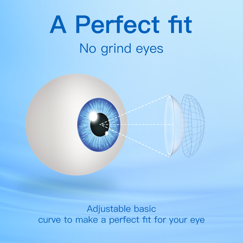 Free Magister Silicone Hydrogel Daily Disposable High Oxygen Permeability Soft clear Contact Lens Prescription Contact Lens