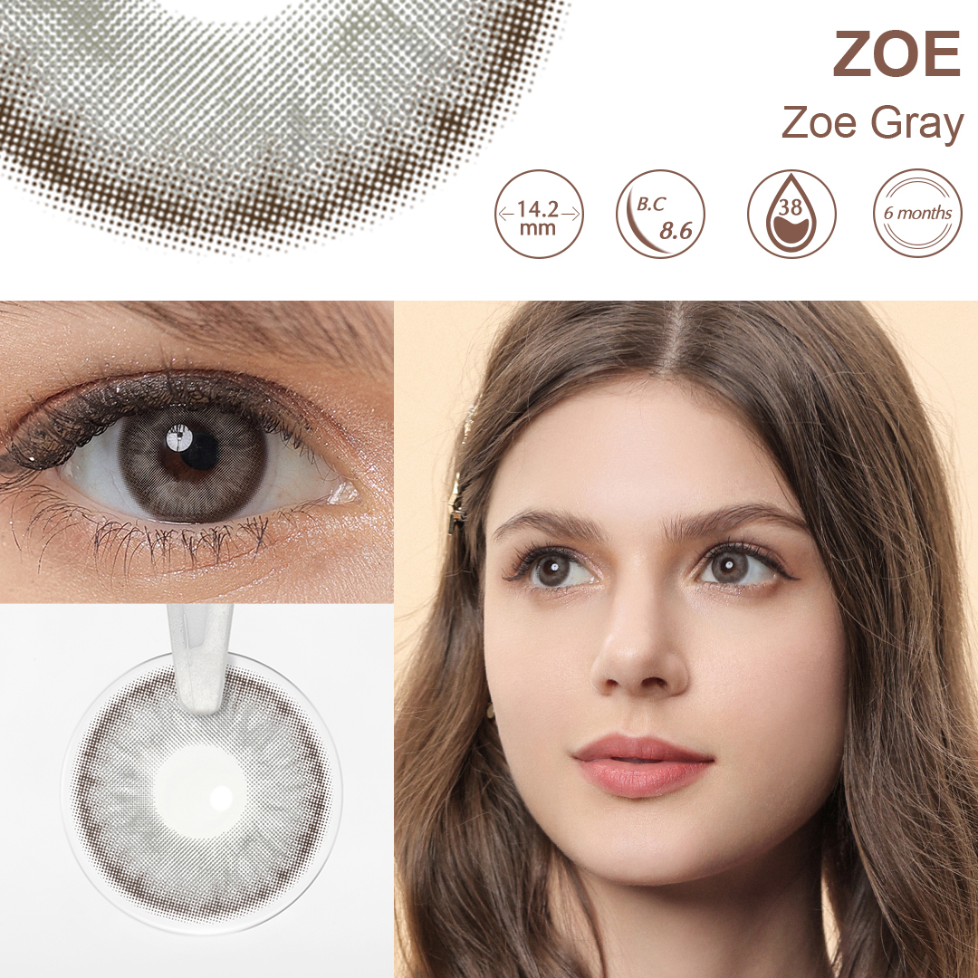 Free Sample Magister ZOE Color Contact Smart Contact Lenses Softlens Lentilles De Couleurs En Gros Les Lentilles Pour Les Yeux