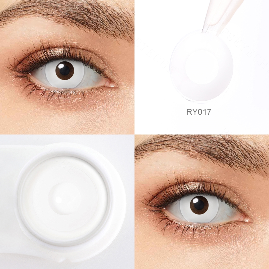 Free Sample Pseyeche Contact Lenses Blackout Prescription Contact Lenses Yearly Sharingan Contact Lenses with Power Lentille