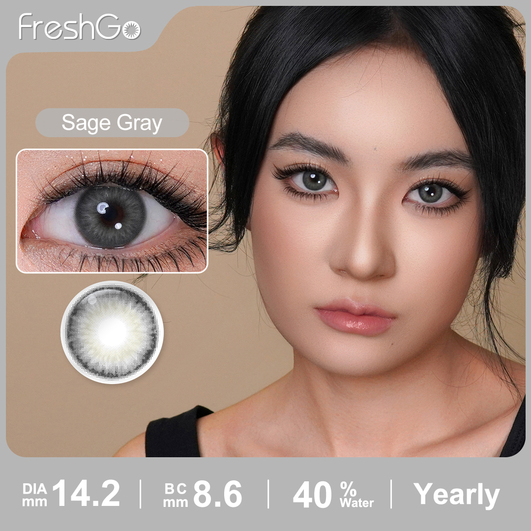 Free Shipping Freshgo New Arrival Iris Contact Lenses 14.2 Natural Colored Contact Lenses 2026  Fashion Colored Contact Lenses