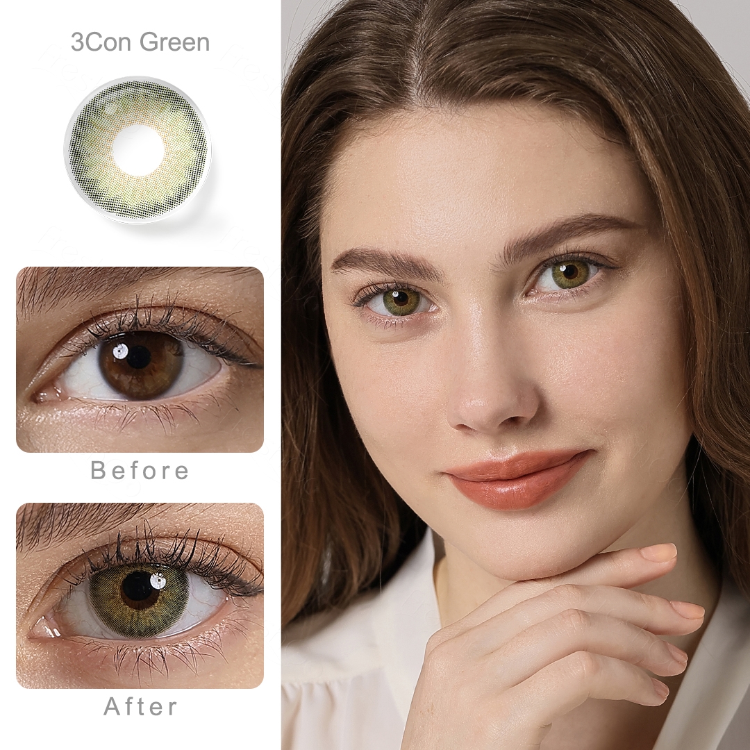 Free Samples Freshgo SYMPHONY Colored Contacts Beauty Eye Lenses Natural Cosmetic Contact Lenses Lentes De Contacto Lentilles