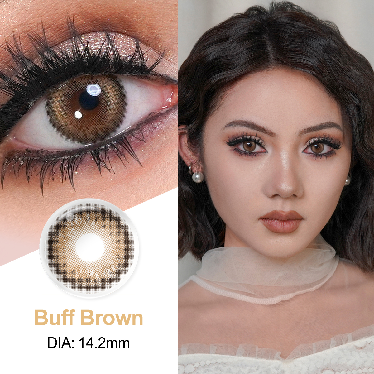 Free Shipping Magister New Arrival Blush Girl Contact Lenses 14.2 Eye Lens Cosmetic Contact Lenses Lentes De Contacto Lentilles