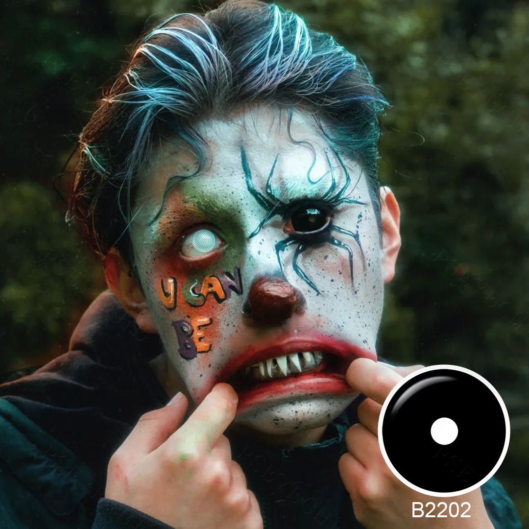 Halloween Eye  22mm Black Sclera Lenses Cosplay Costume Contacts Crazy sharingan Contact Lens Wholesale Lentes De Contacto 22 mm
