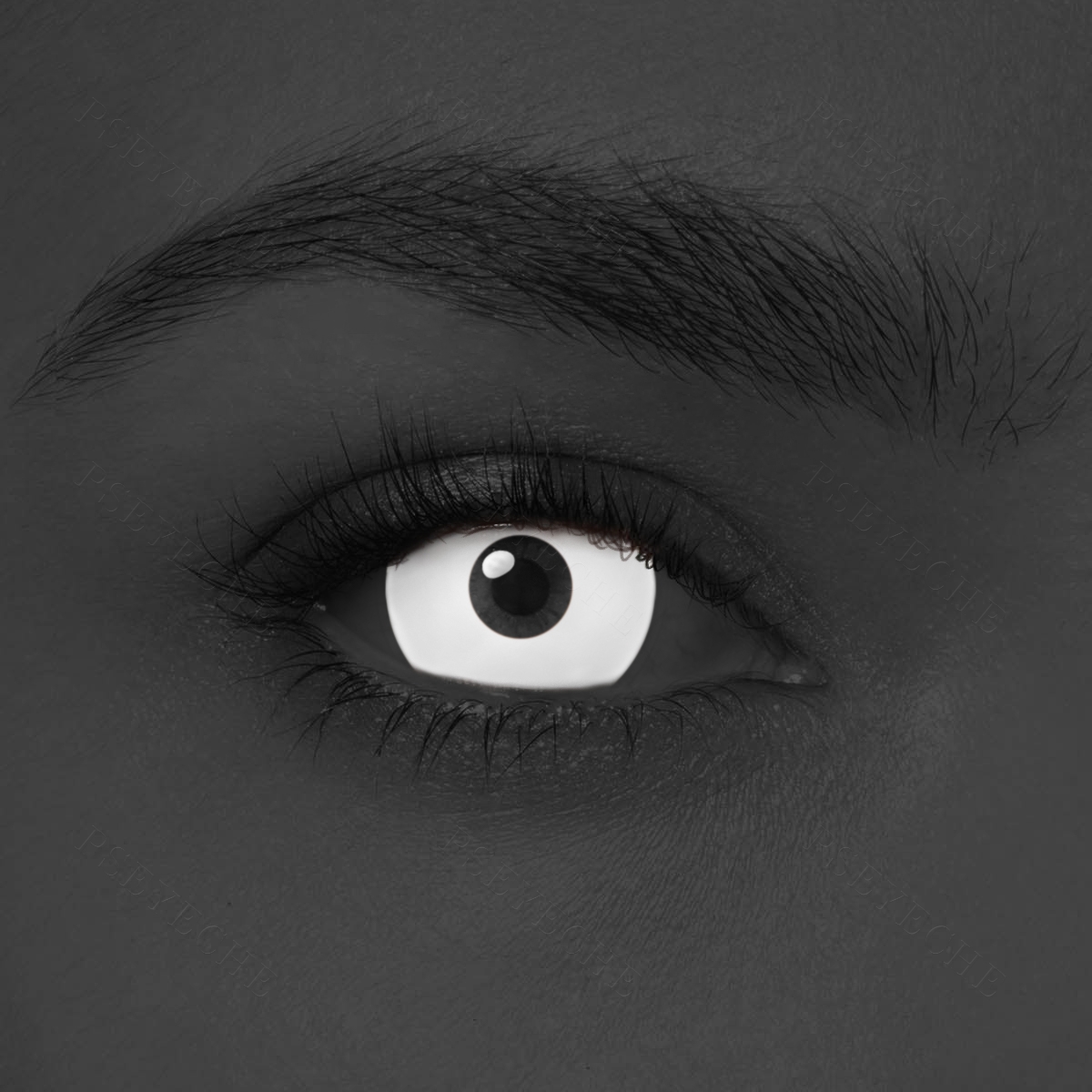 Free  Shipping UV Glow Contact Lenses Sclera 17mm Halloween Contact Lenses Yearly Beauty Decorative Contact Lenses Made in Korea
