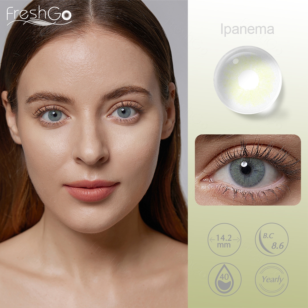 Free Shipping Freshgo Colored Contact Lenses Super Natural Contact Lenses Wholesale Yearly Eye Lens Lentes De Contacto De Color