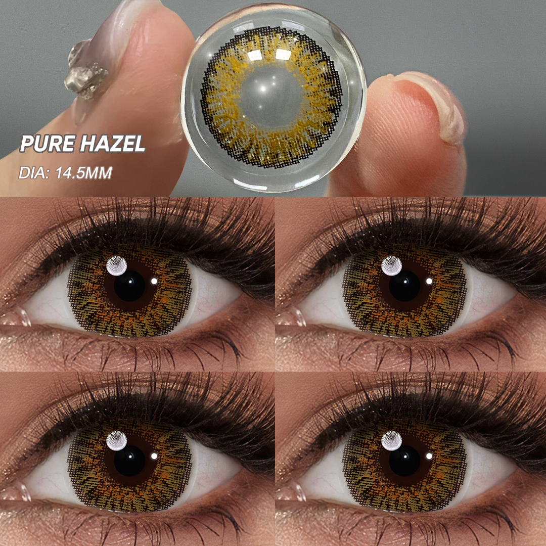 Free Shipping Freshgo Color Eye Lens Natural Contact Lenses 3 Tones Classical Natural Colors Eyewear Contact Lenses Wholesale