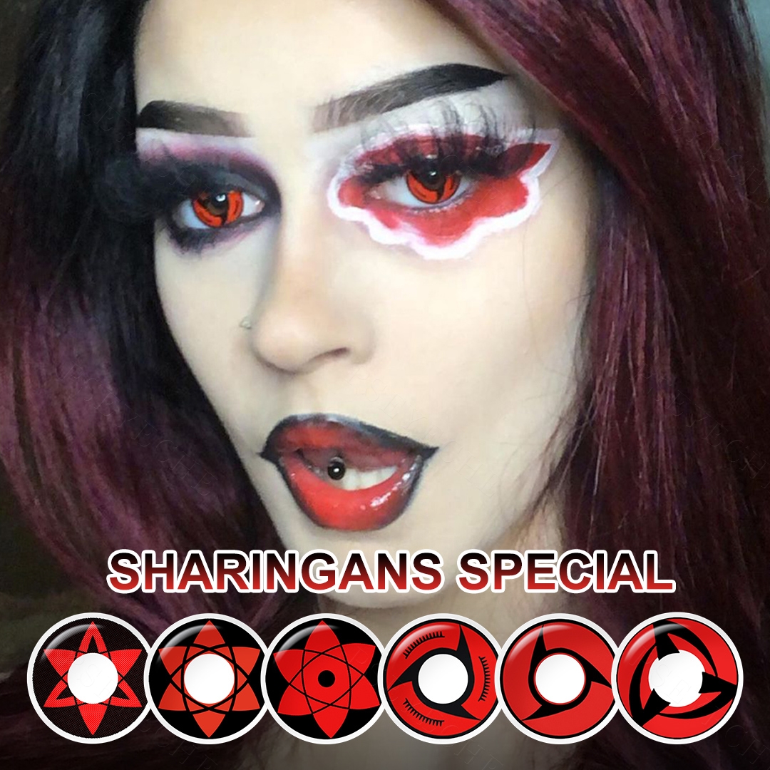 Free Shipping Psyeche Hot Sale 1 Year 22mm Soft Japan Cosplay Contact Lens  Halloween Contact Lenses